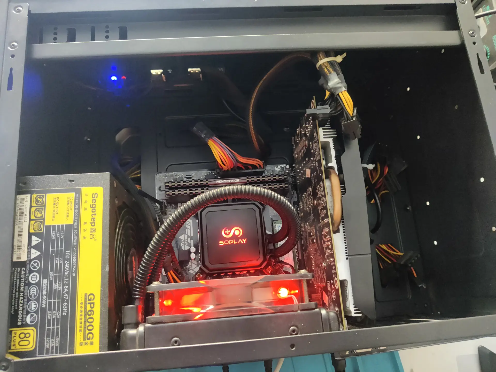 孝感电脑维修：台式机开不了机更换自购主板