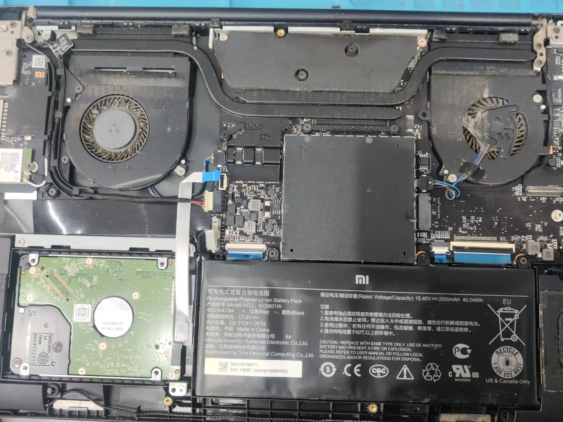 孝感小米笔记本清灰换硅脂更换固态硬盘