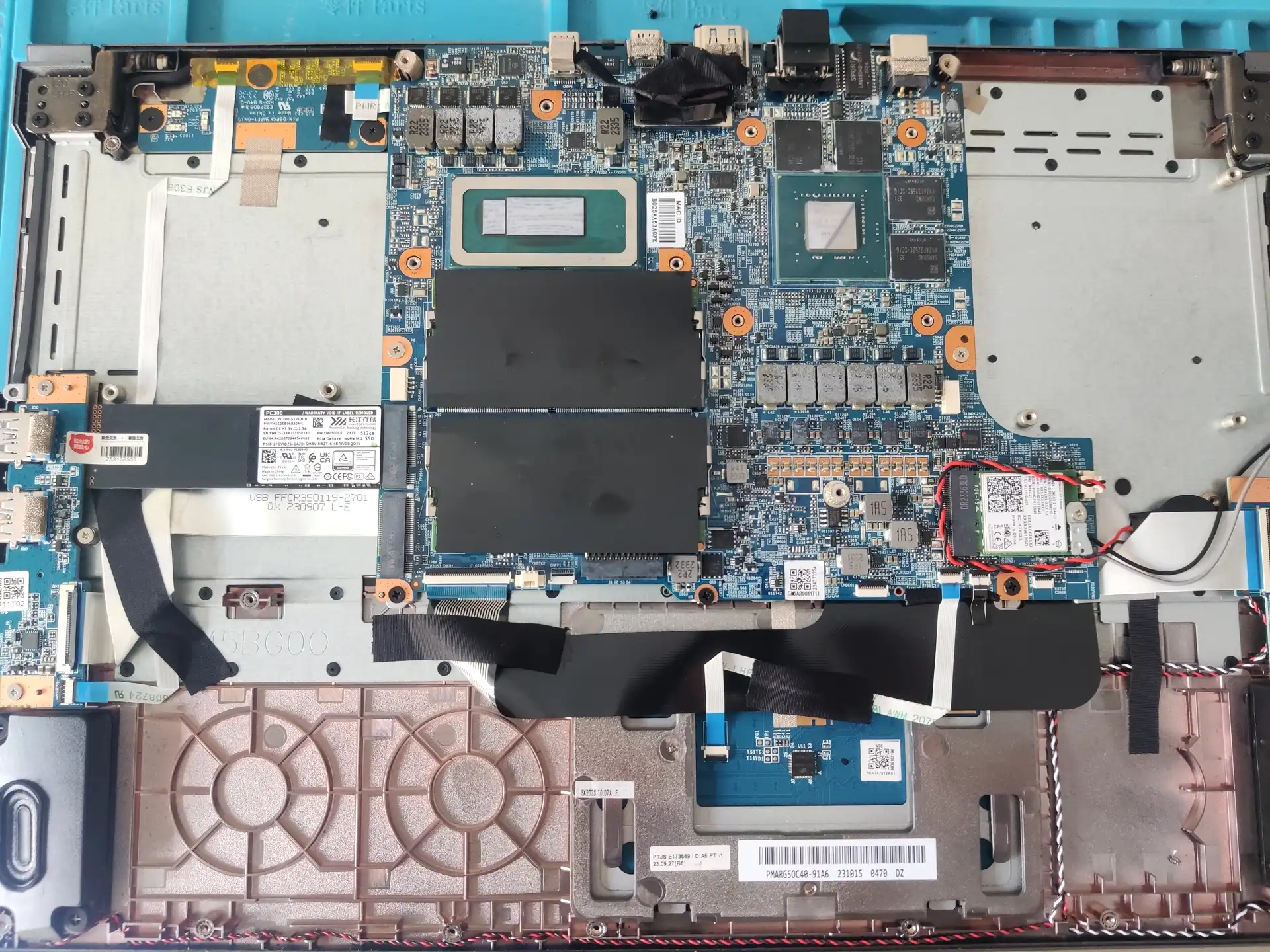 全程当面操作孝感游戏笔记本电脑清灰更换导热硅脂