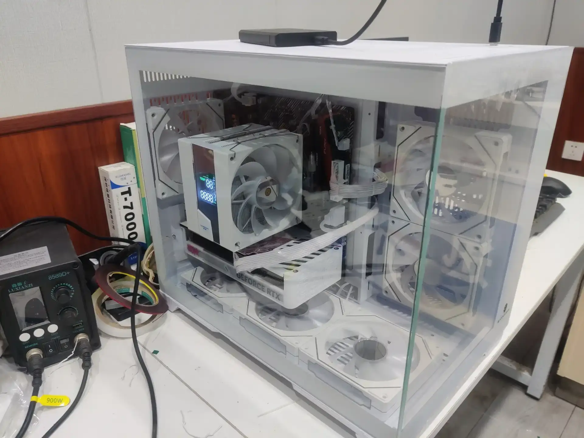 孝感电脑装机：顾客自购全套电脑配件到店组装电脑