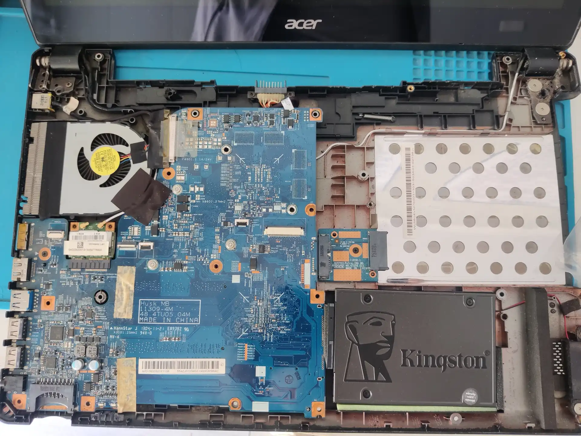 孝感宏碁Acer V5-571G笔记本电脑更换键盘和固态硬盘重装系统