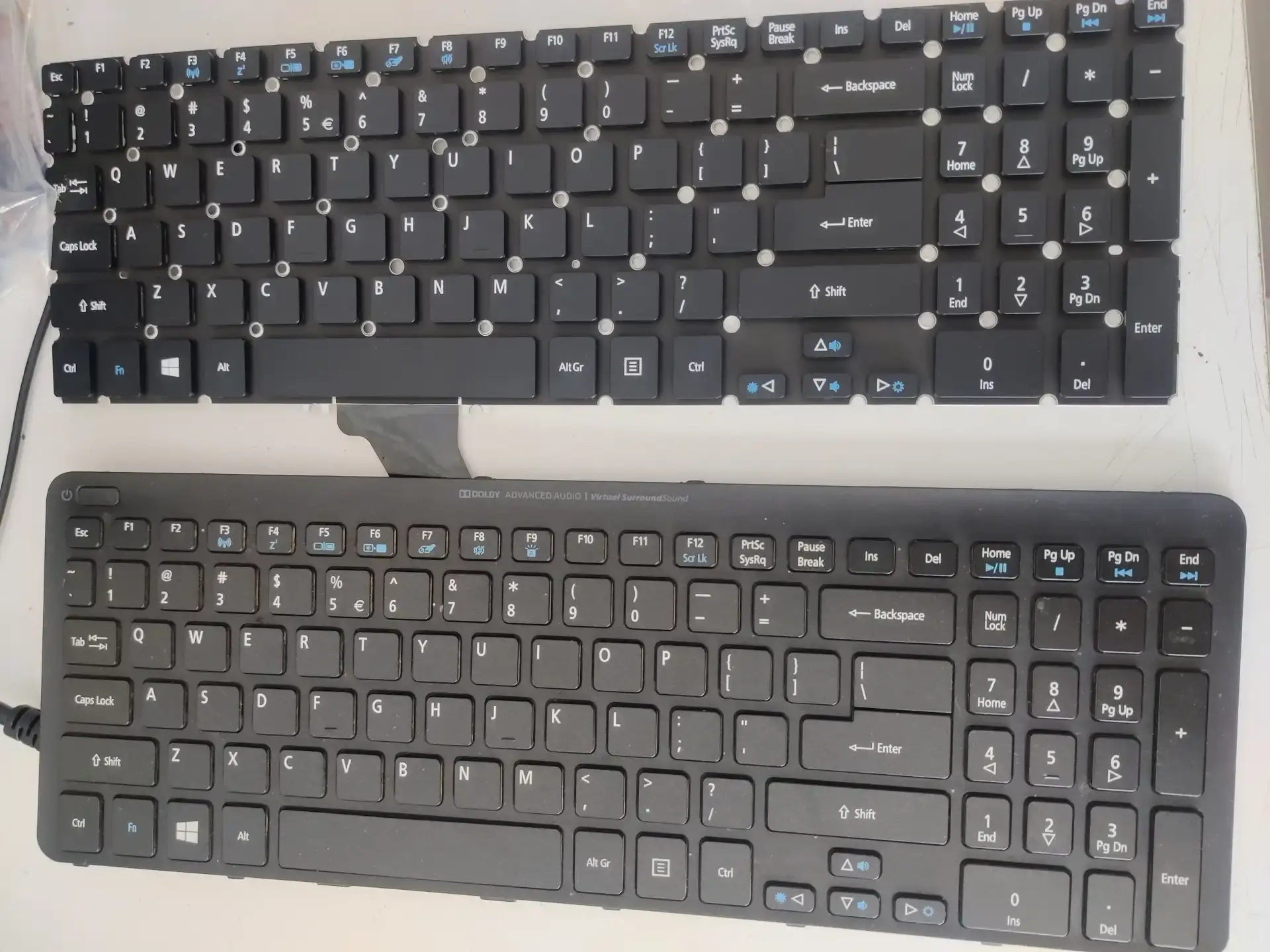 孝感宏碁Acer V5-571G笔记本电脑更换键盘和固态硬盘重装系统