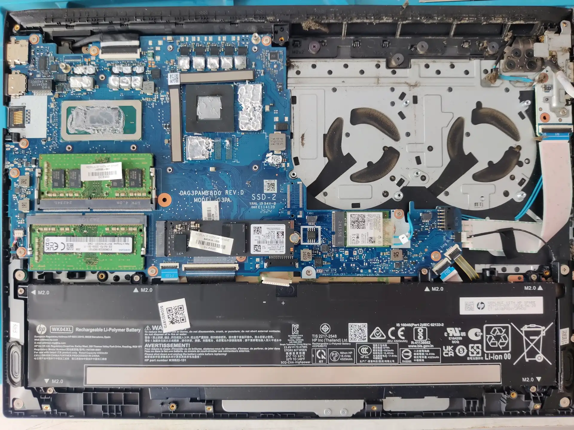 孝感惠普笔记本电脑清灰换硅脂全程当面操作