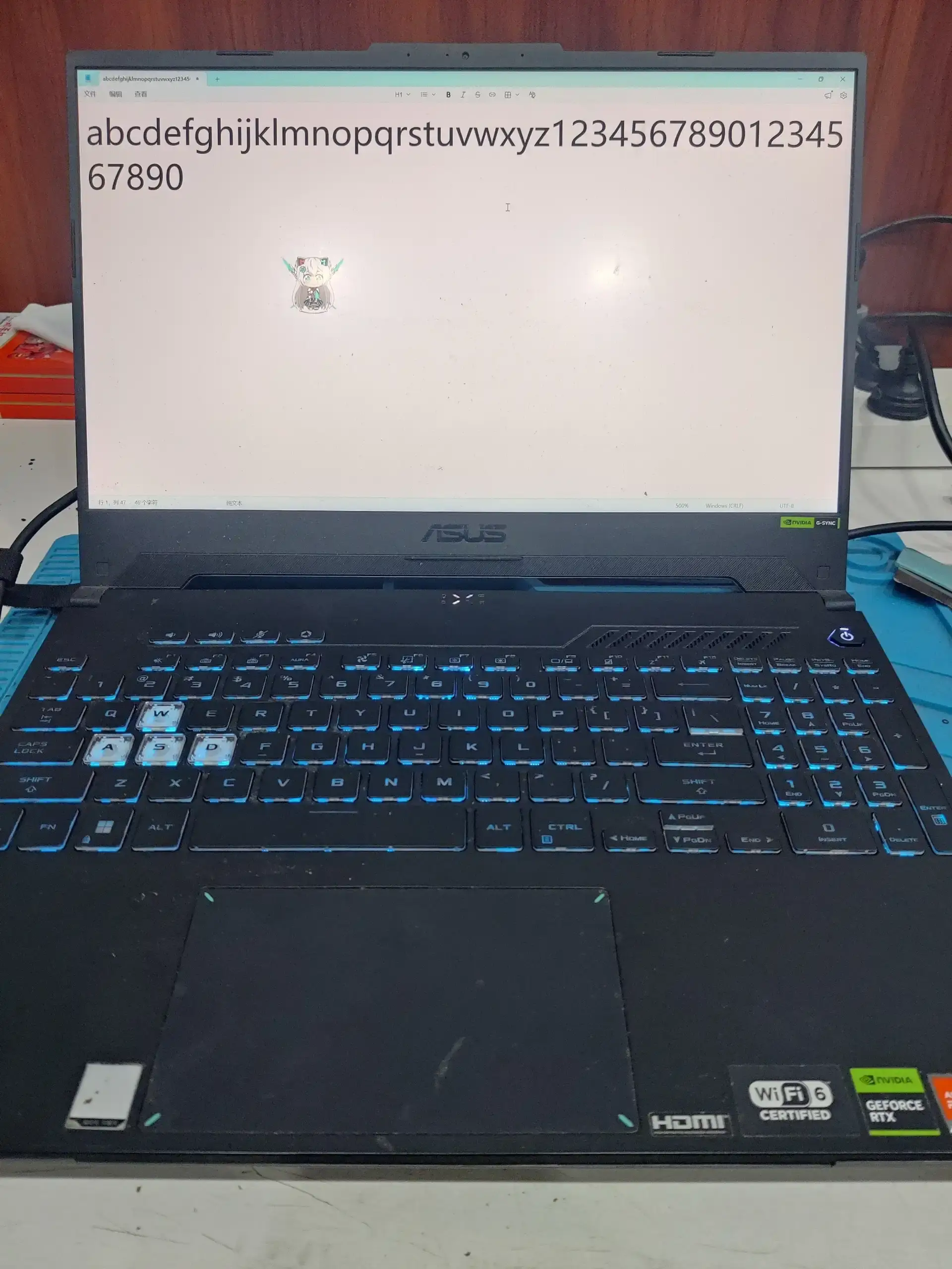 孝感华硕天选笔记本电脑更换键盘