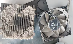 孝感台式机电脑清灰换硅脂当面操作