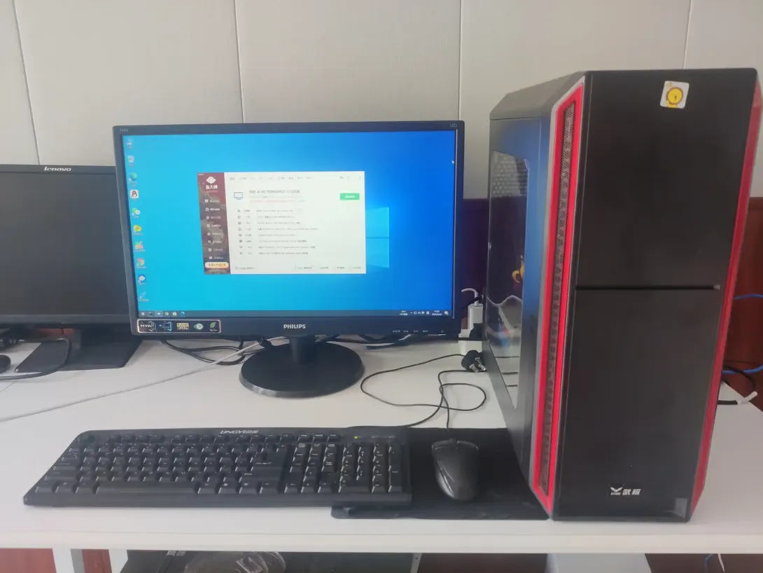 孝感二手游戏电脑i5-9400F/GTX1060显卡/24寸显示器整机出售