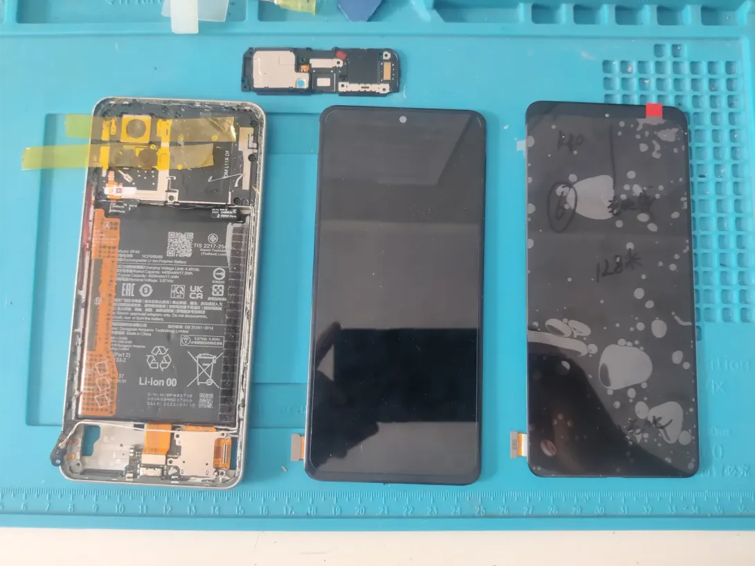 孝感手机维修案例：红米K40S更换屏幕