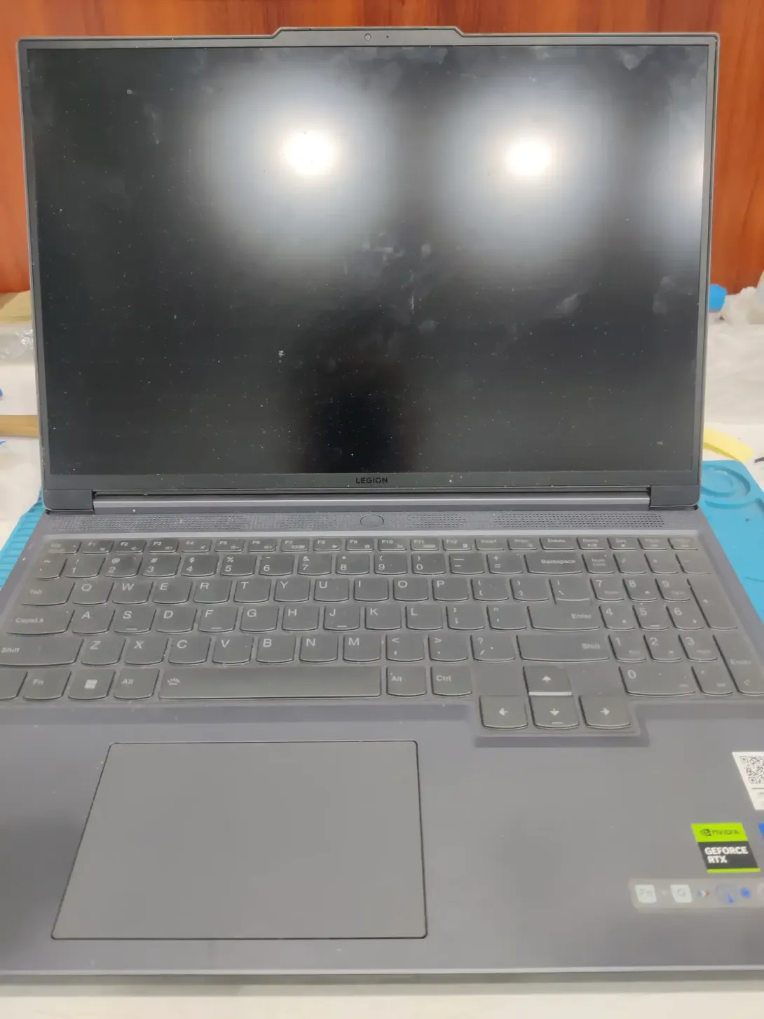 孝感联想拯救者Y7000P笔记本电脑清灰换硅脂全程当面操作